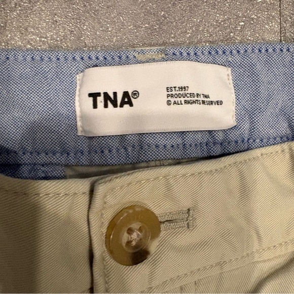 TNA Aritzia Hudson Wide Leg Chino Pants Size 8 - Picture 7 of 15